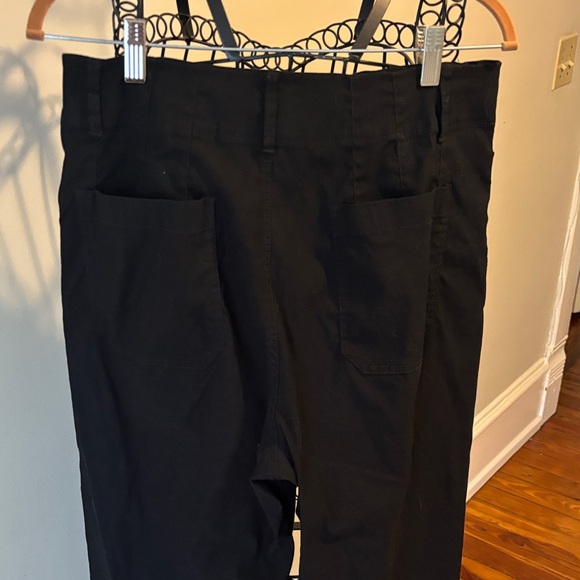 Anthropologie Maeve Collette Black Straight-Leg Pants - Picture 4 of 4